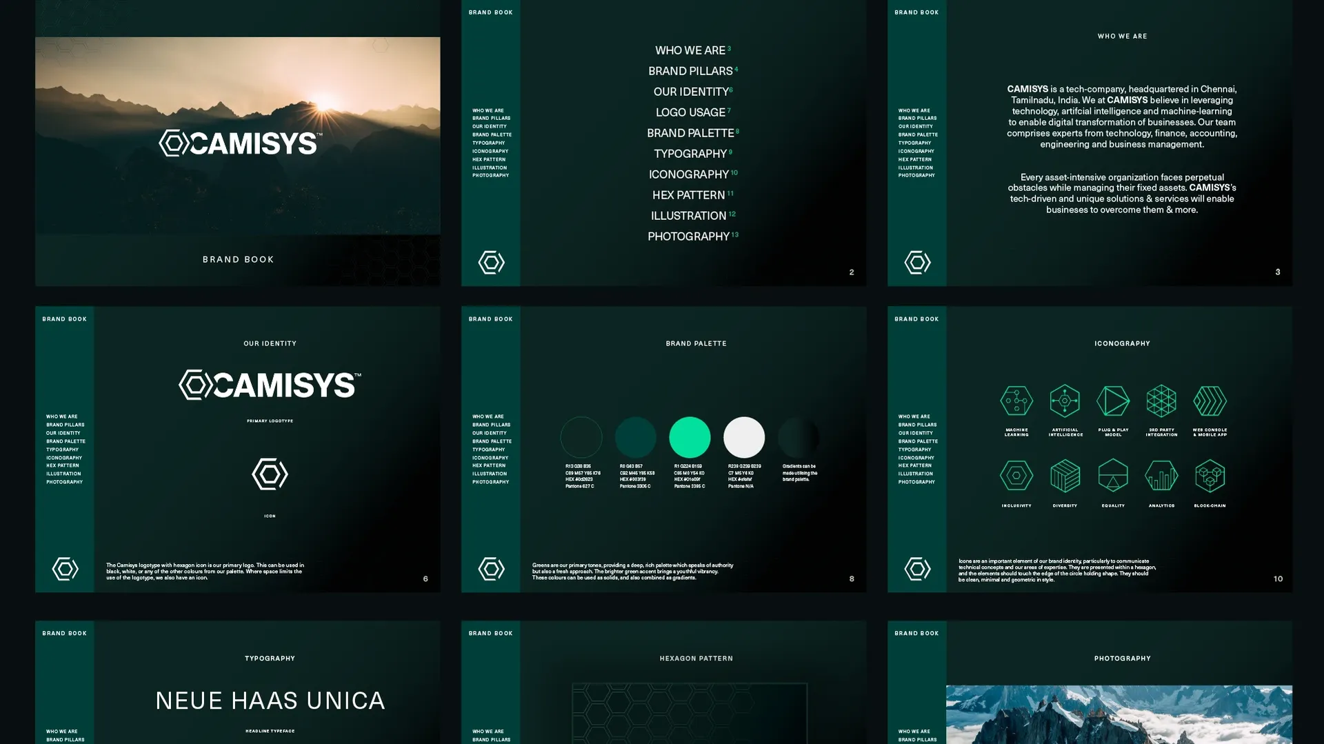 Camisys brand identity